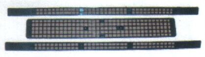 GTS 93937668 Grill Iveco Daily UniJet, po 1996r, zewnętrzny, plastikowy ZAMIENNIK